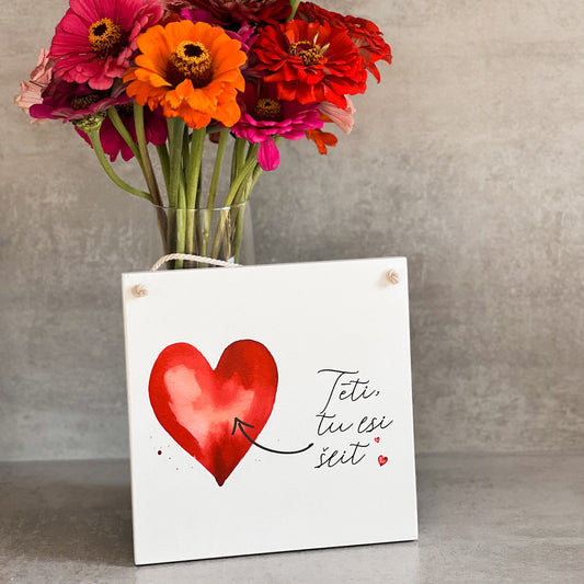 KOKA DEKORS "TĒTI, TU ESI ŠEIT!"