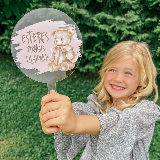 PERSONALIZĒTS KŪKAS DEKORS "BĒRNU DĀRZA IZLAIDUMS - MEITENĪTEI"