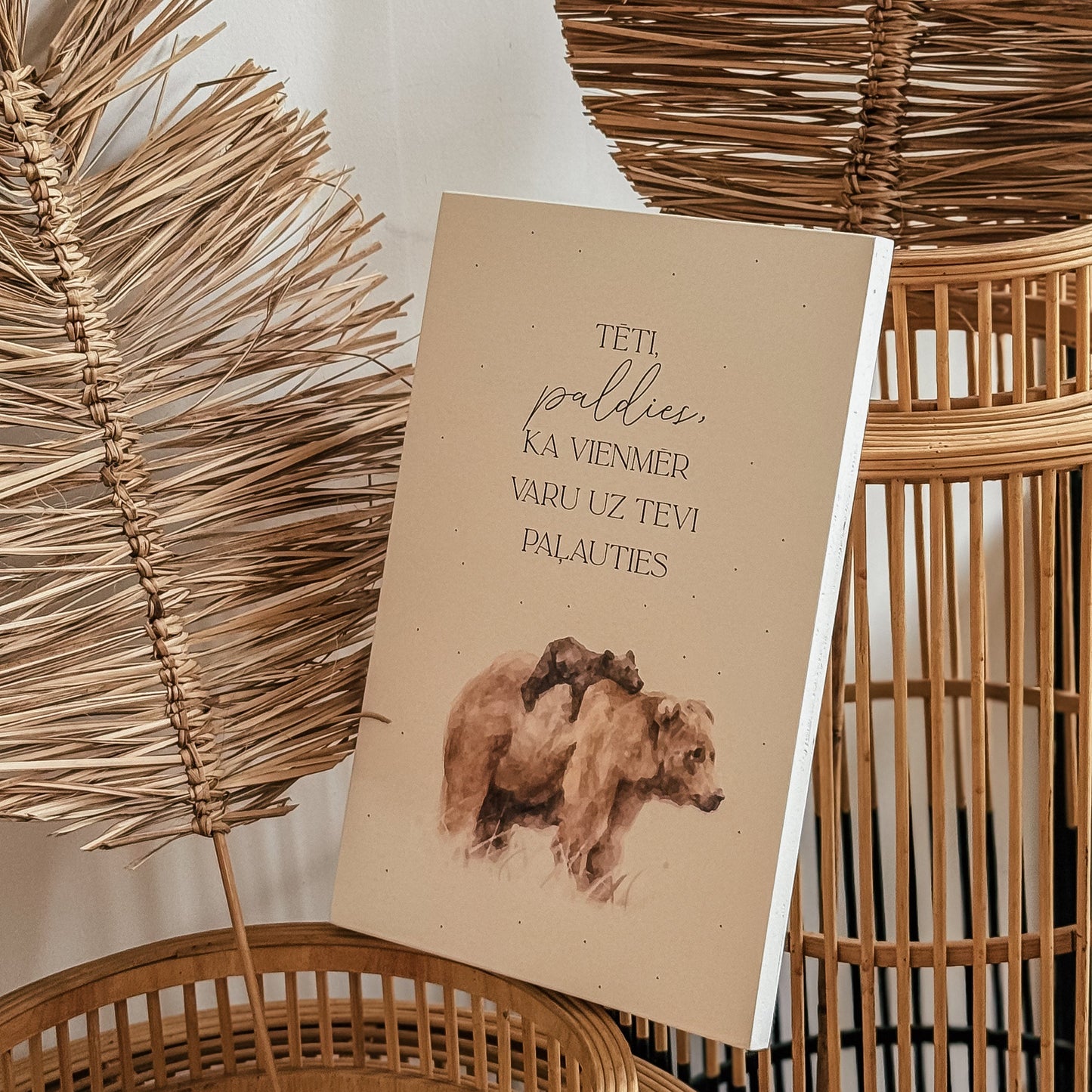 TĒTI, PALDIES, KA VIENMĒR VARU UZ TEVI PAĻAUTIES I KOKA DEKORS LĀCIS AR MAZULI