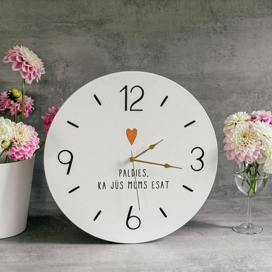 KOKA, SIENAS PULKSTENIS "PALDIES, KA JŪS MUMS ESAT!"