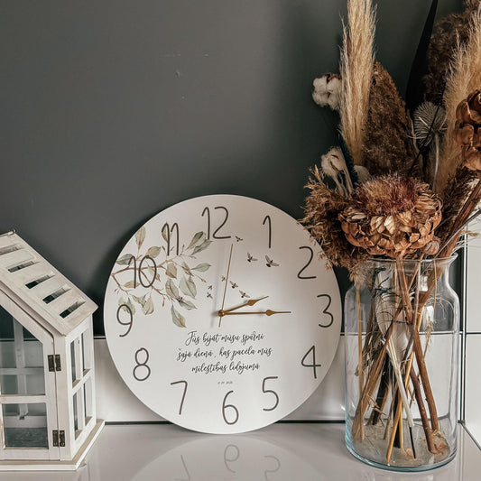 KOKA, SIENAS PULKSTENIS VEDĒJIEM "JŪS BIJĀT MŪSU SPĀRNI ŠAJĀ DIENĀ"