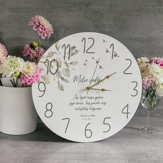 SIENAS PULKSTENIS MĪĻIEM VEDĒJIEM "JŪS BIJĀT MŪSU SPĀRNI ŠAJĀ DIENĀ"