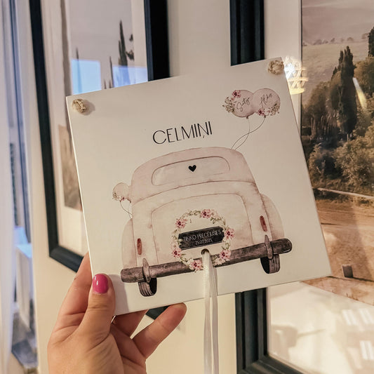 DEKORS NAUDAS PASNIEGŠANAI KĀZĀS AR LENTĪTĒM  "KĀZU MAŠĪNA"