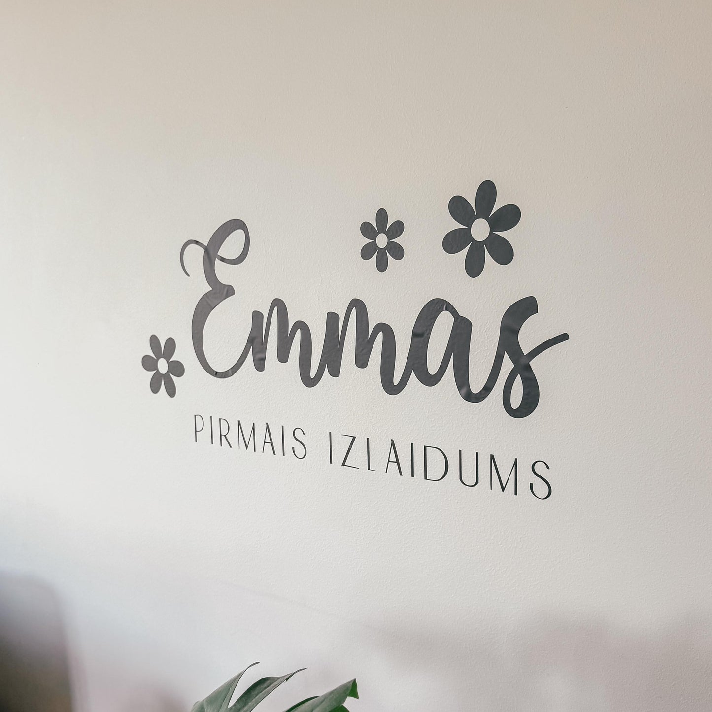 PERSONALIZĒTA SIENAS UZLĪME IZLAIDUMĀ AR VĀRDU