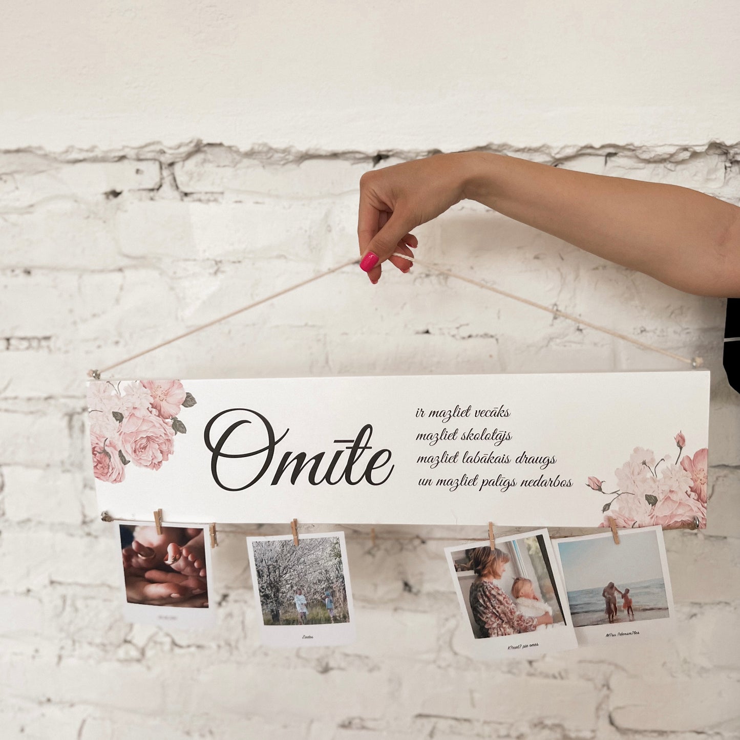KOKA DEKORS BILDĒM "OMĪTE"