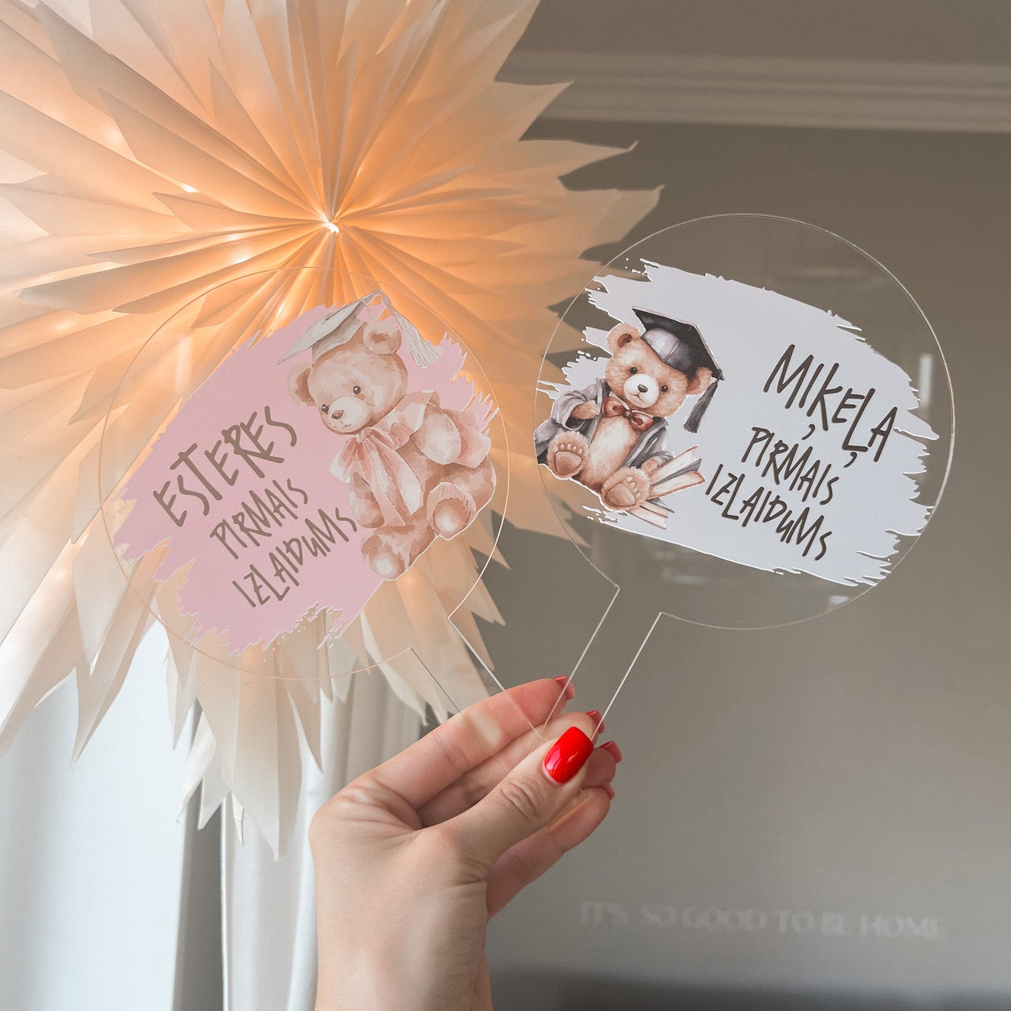PERSONALIZĒTS KŪKAS DEKORS "BĒRNU DĀRZA IZLAIDUMS - MEITENĪTEI"