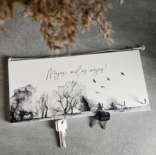 "MĀJAS, MĪĻĀS MĀJAS!" DEKORS ATSLĒGĀM