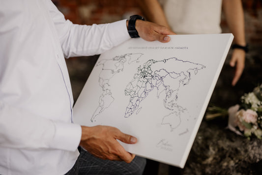 KOKA DEKORS, PASAULES KARTE "KURĀS VALSTĪS ESI BIJIS TU?"