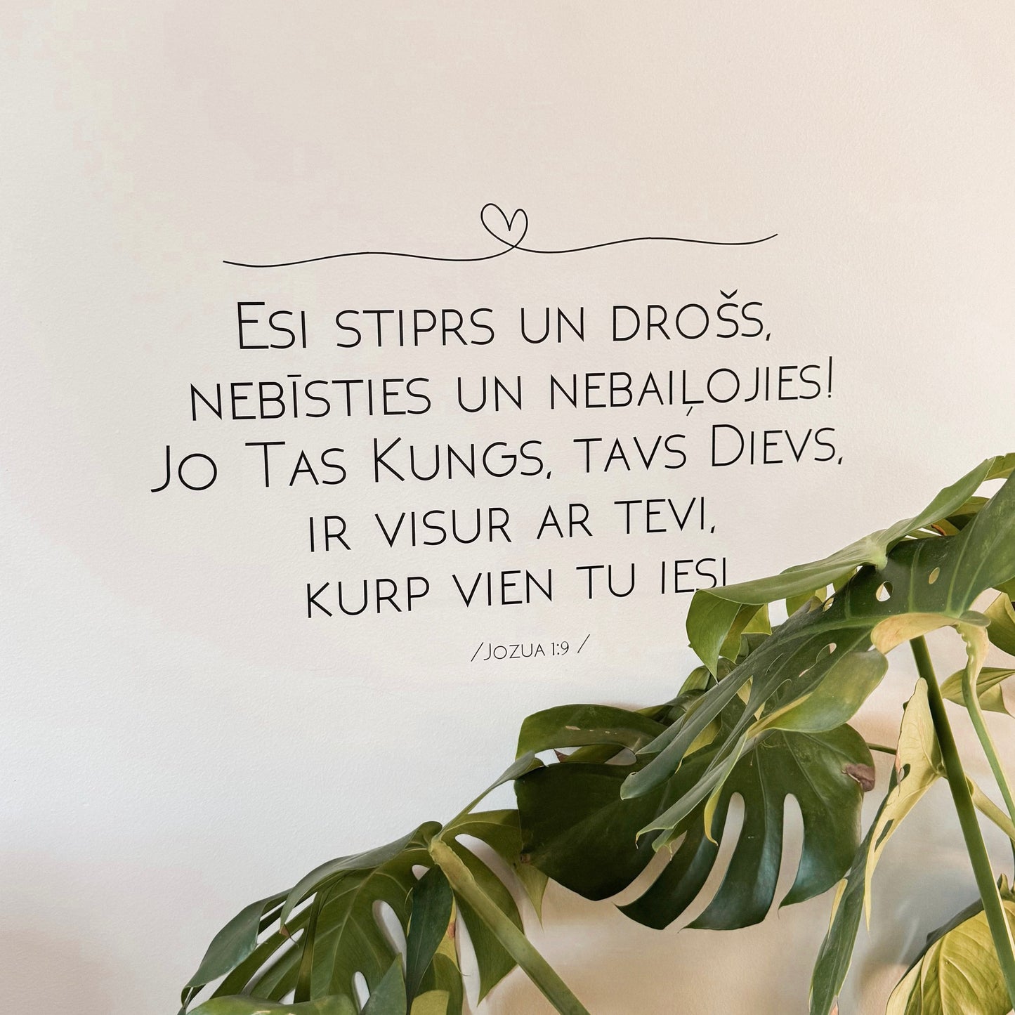 SIENAS UZLĪME AR BĪBELES PANTU