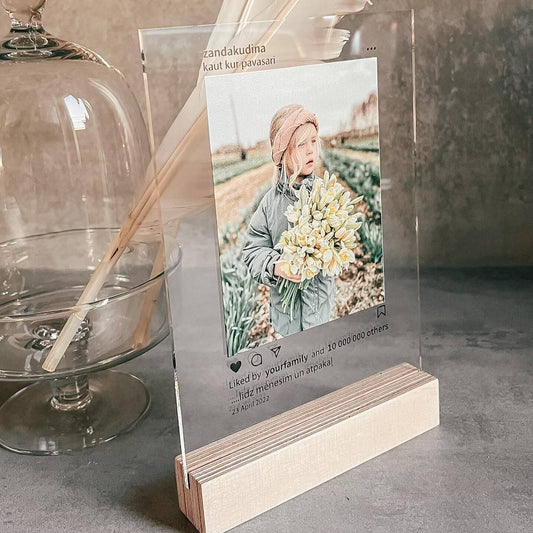 ORGANISKĀ STIKLA DEKORS "INSTAGRAM POSTS"