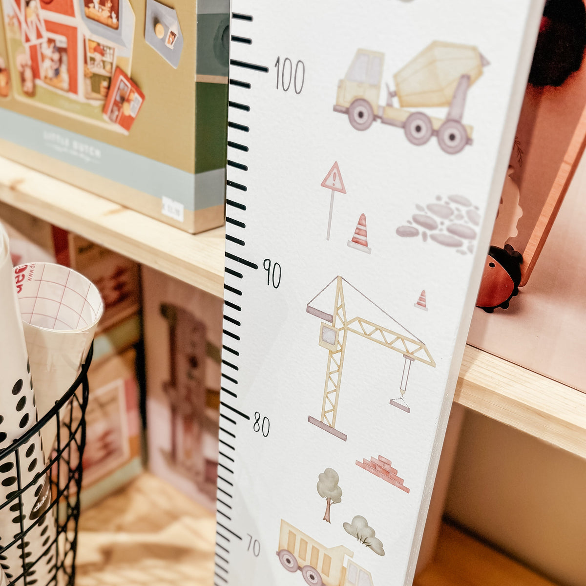 PERSONALIZĒTS AUGUMA METRAMĒRS ZĒNAM "DZELTENI TRAKTORI"