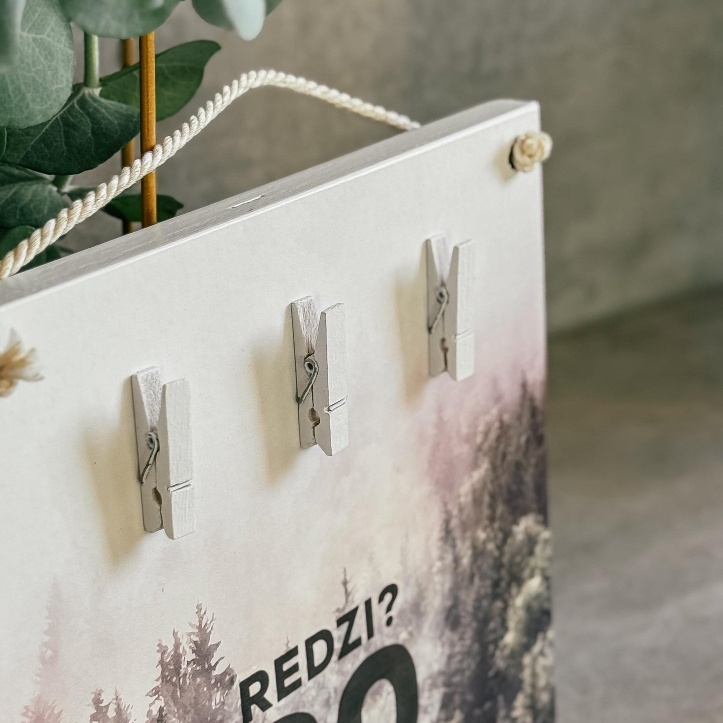 "REDZI? NEMAZ NAV TIK DAUDZ!" DEKORS NAUDAS PASNIEGŠANAI AR MEŽA DIZAINU