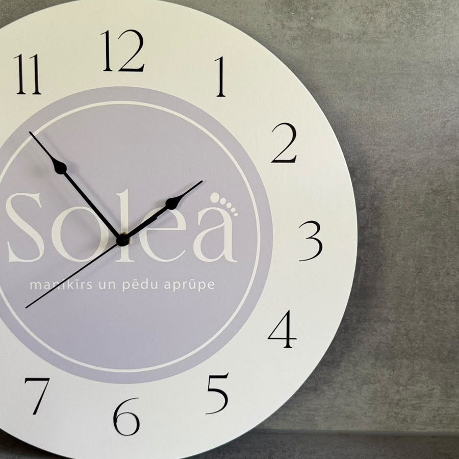 KOKA SIENAS PULKSTENIS AR LOGO I KORPORATĪVA DĀVANA