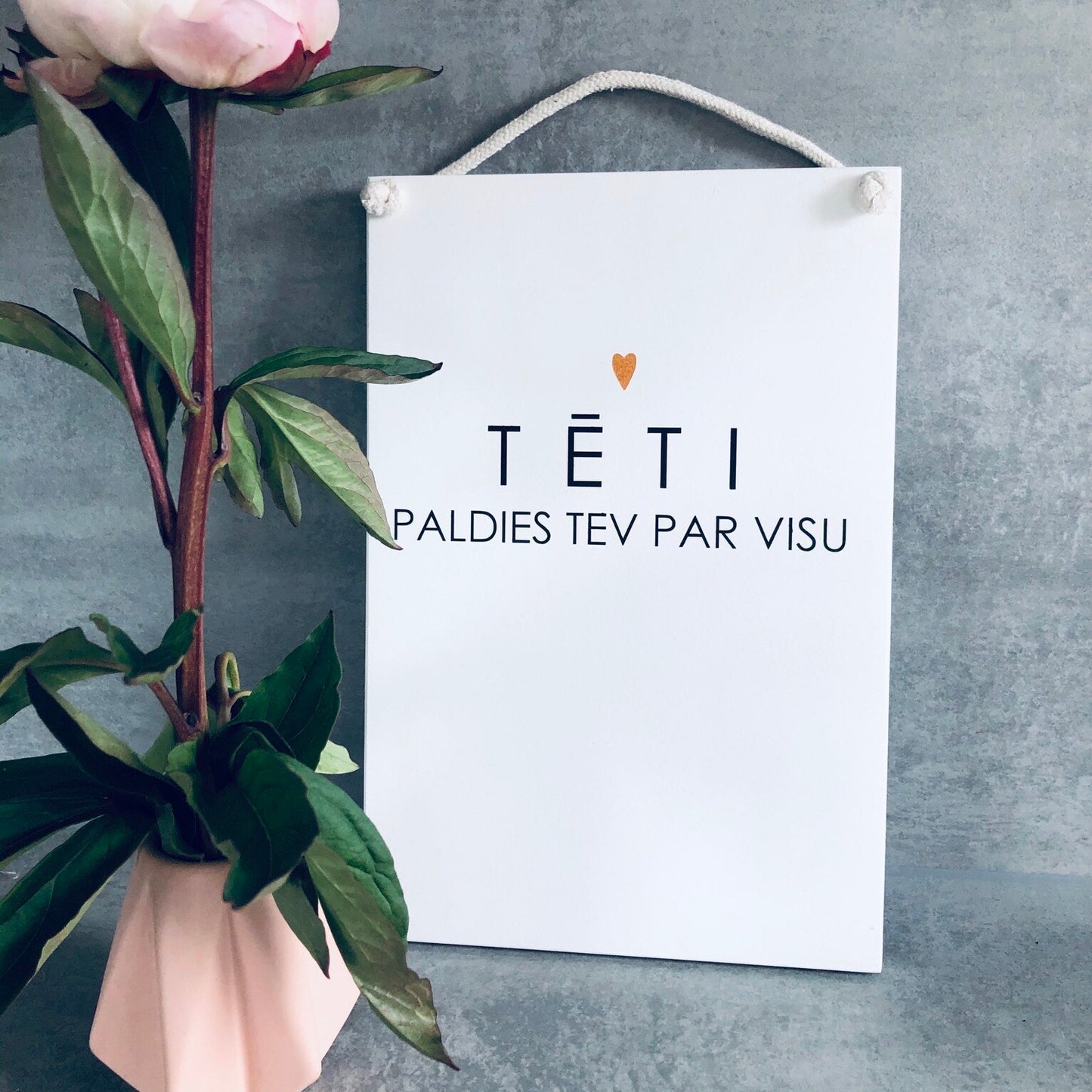 KOKA DEKORS "TĒTI, PALDIES TEV PAR VISU!"