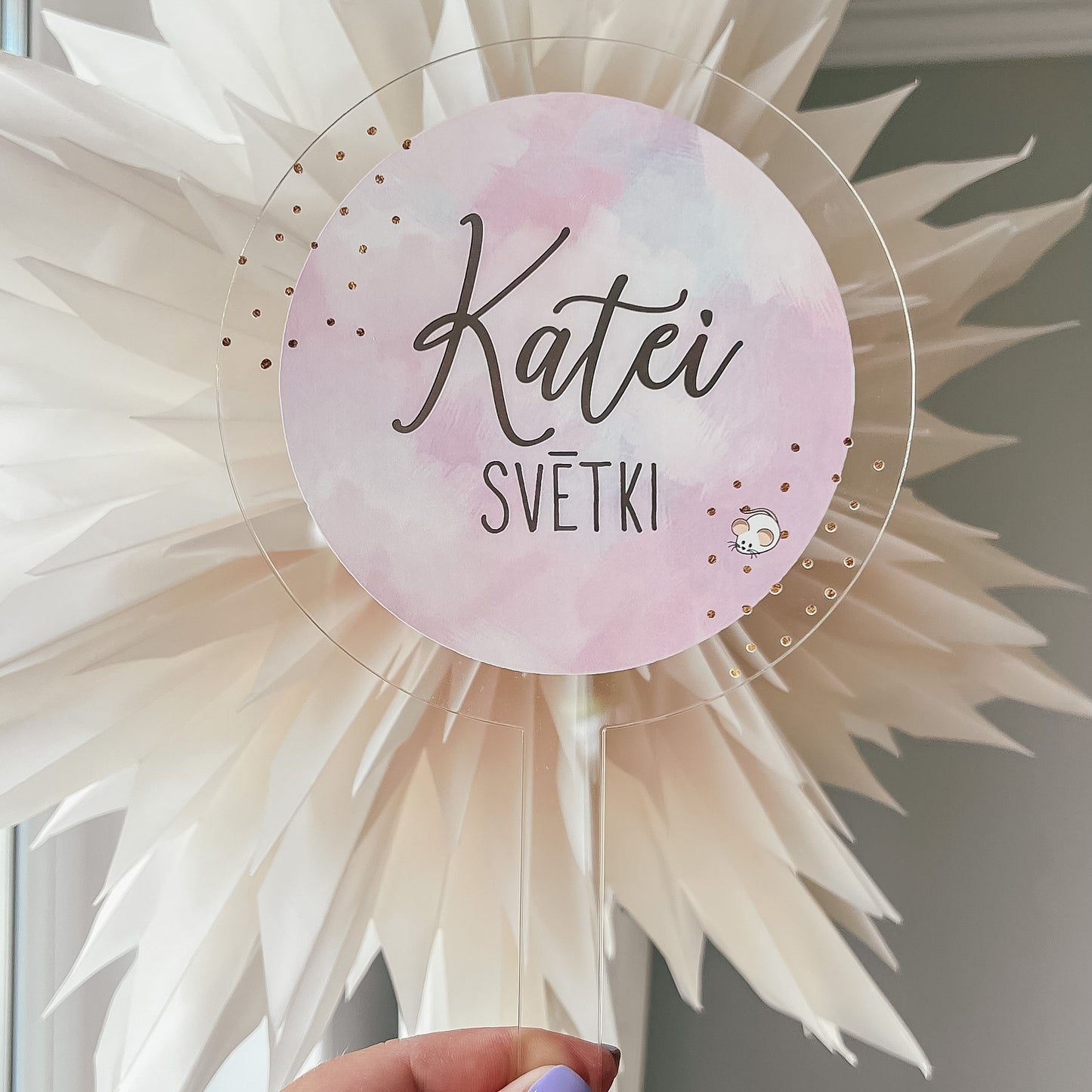 "MAZA PELĪTE" PERSONALIZĒTS KŪKAS DEKORS