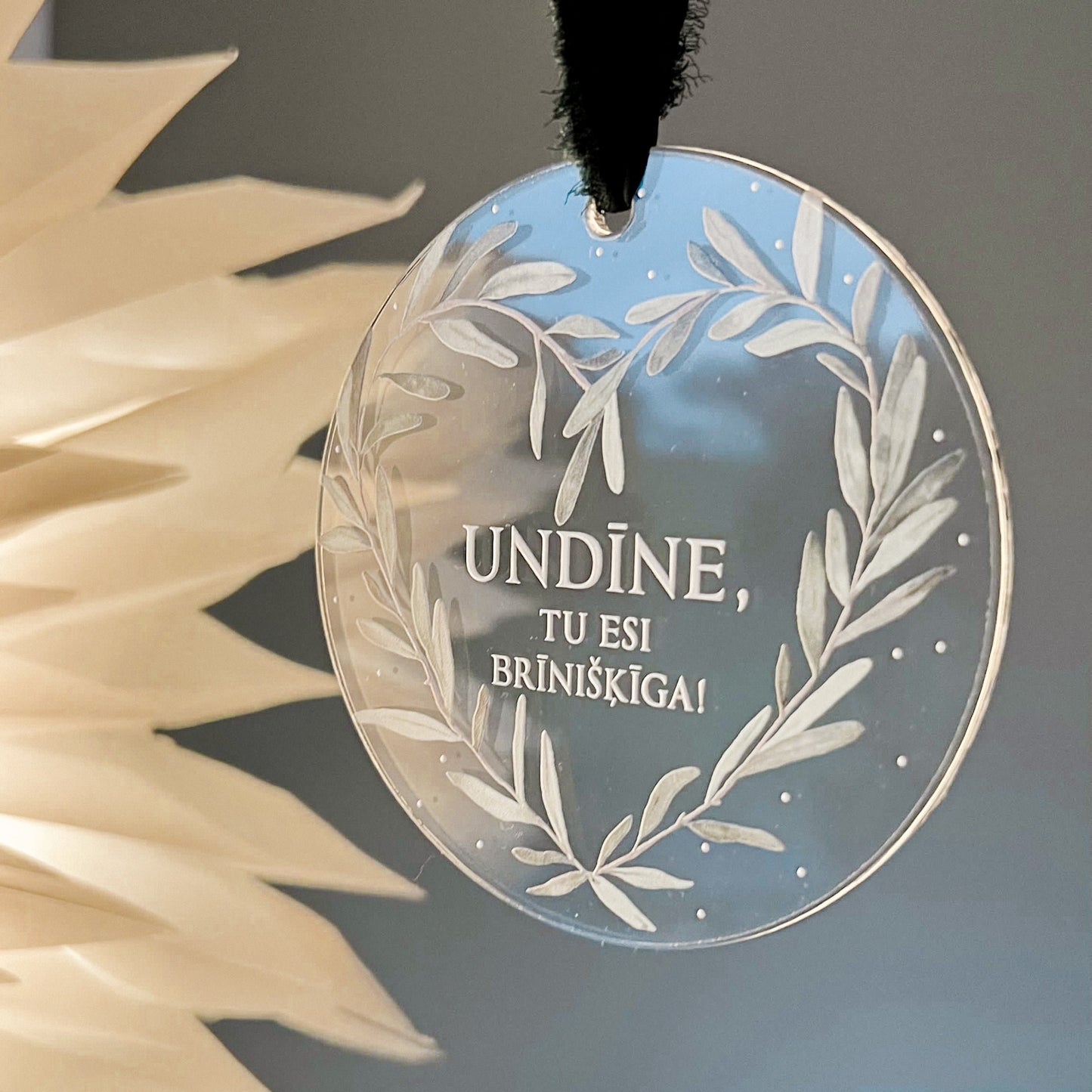 PERSONALIZĒTI ORGANISKĀ STIKLA EGLĪŠU ROTĀJUMI "SIRSNIŅVAINADZIŅŠ"