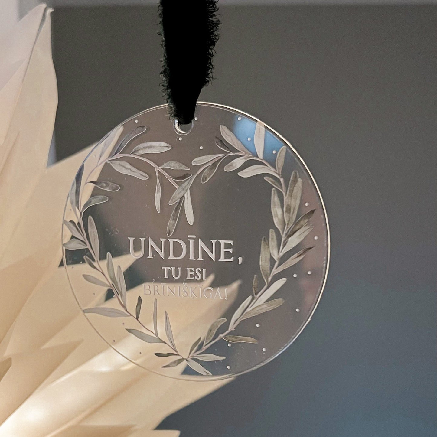 PERSONALIZĒTI ORGANISKĀ STIKLA EGLĪŠU ROTĀJUMI "SIRSNIŅVAINADZIŅŠ"