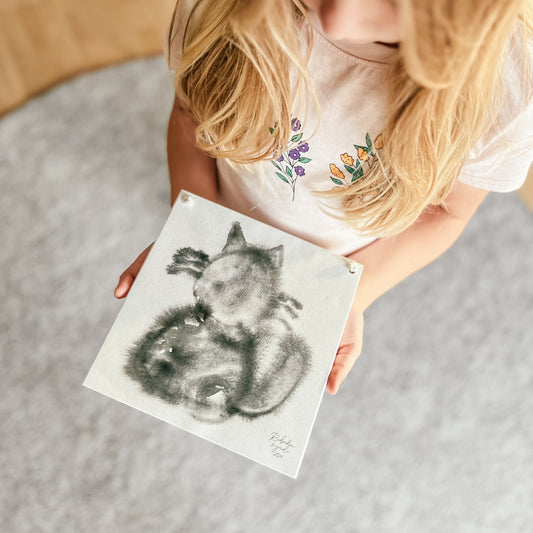 KOKA DEKORS AR TAVA BĒRNA ZĪMĒJUMU