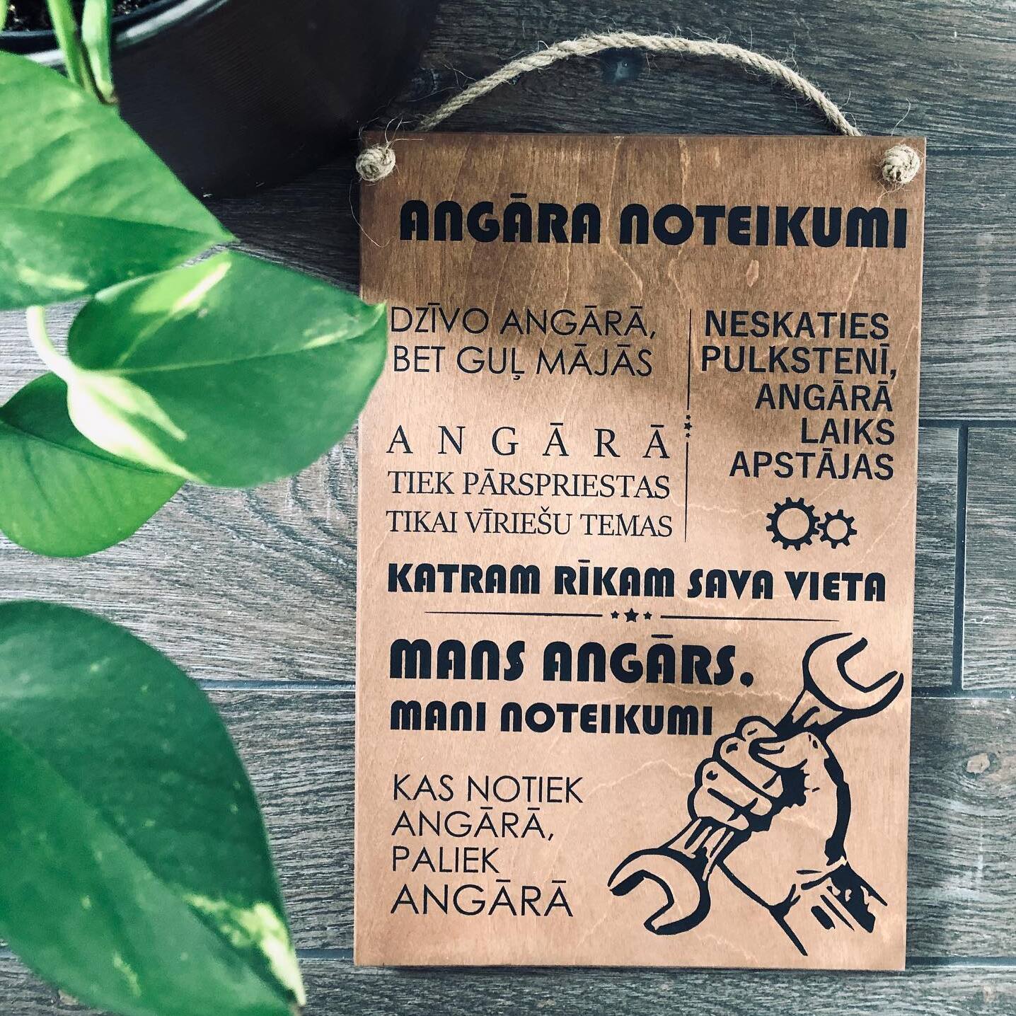 DEKORS "ANGĀRA NOTEIKUMI"